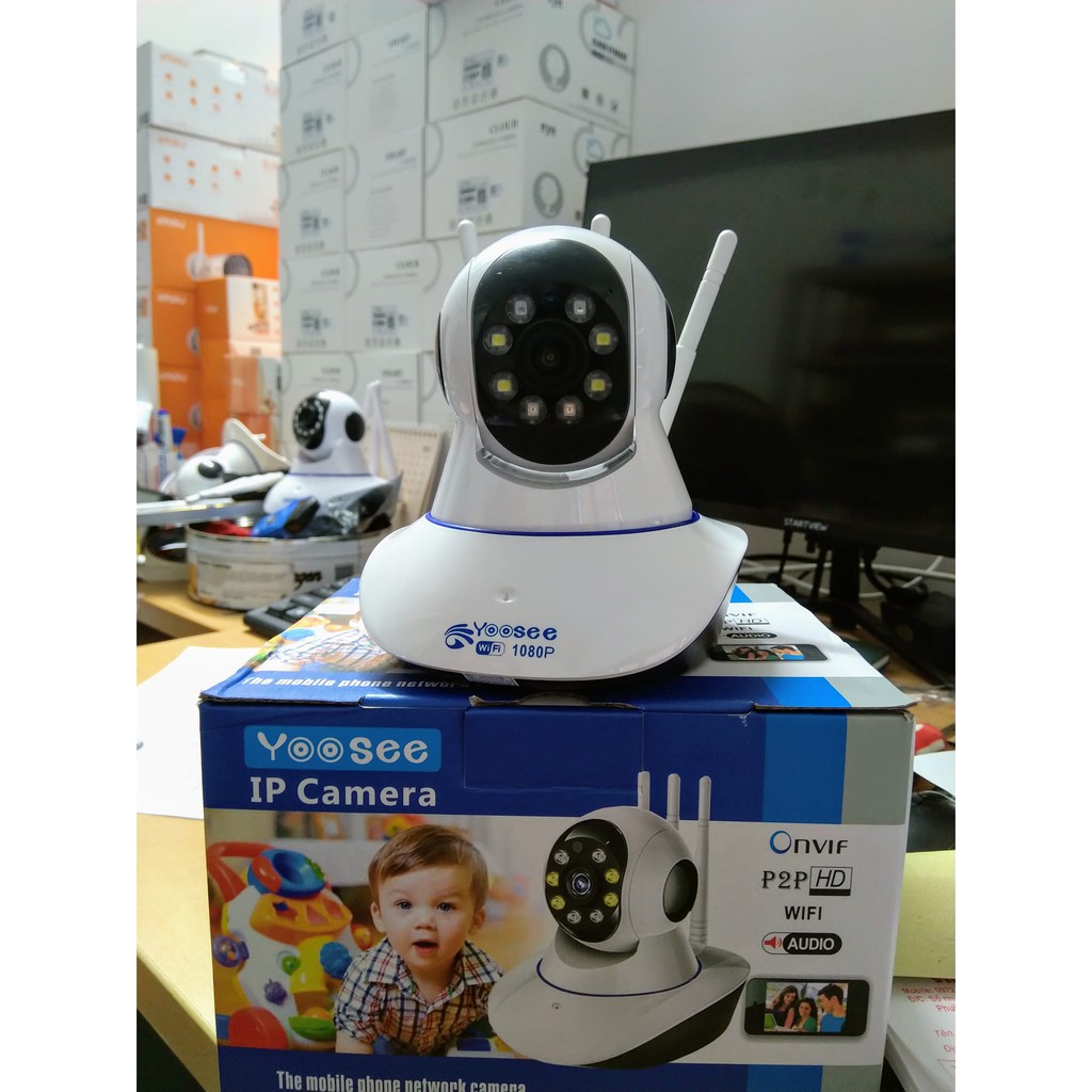 Camera Yoosee 3 anteng 1.0-2.0 Mpx- 720P-1080P kèm thẻ nhớ 32G