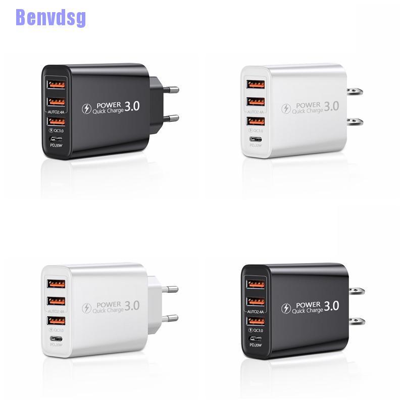 Cốc sạc nhanh 3c1a USB Type C PD kiểu dáng tiện dụng khi đi du lịch