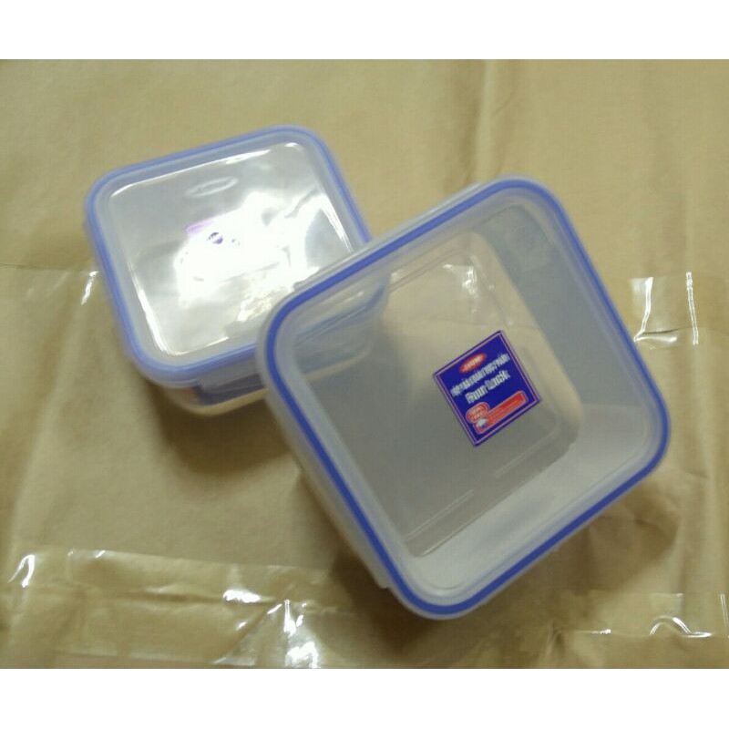 Bộ 2 hộp đựng thực phẩm Song Long Vuông [1050ml + 600ml}