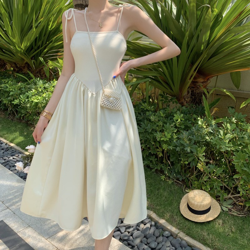 Đầm hai dây dáng xòe Emilyshop ulzzang