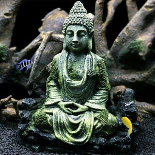 Tượng Phật thiền trang trí bể cá, bể bán cạn, bể thủy sinh