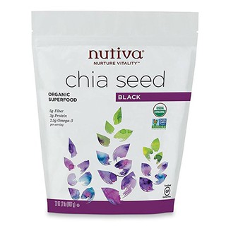 Hạt Chia Seed Đen Organic Nutiva