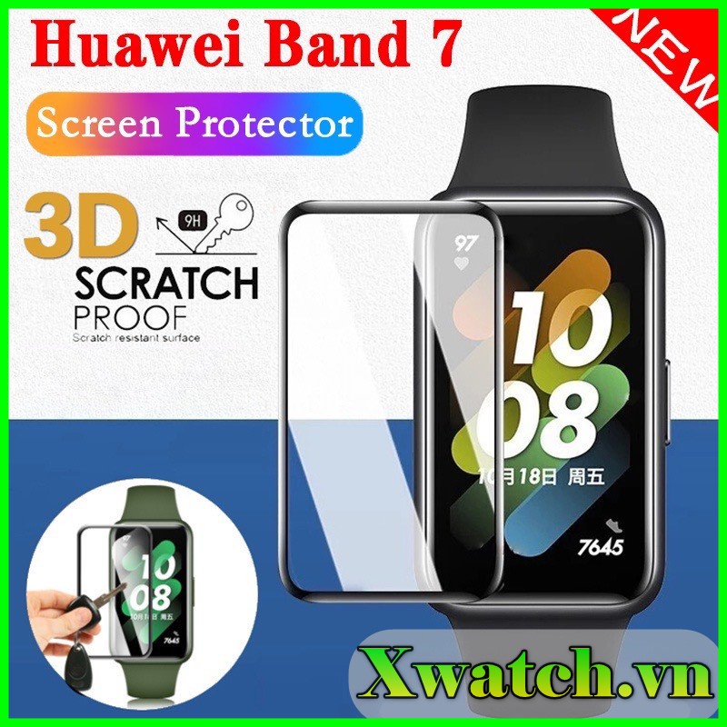 Miếng dán 3D Full màn Huawei Band 7 Huawei Band7 , Huawei Band 8
