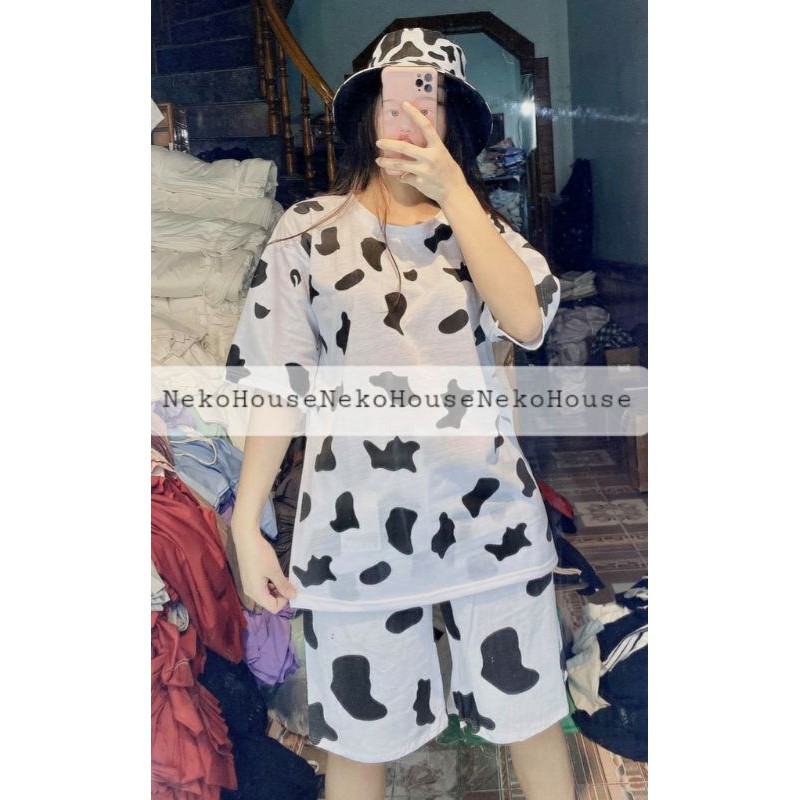 set đồ nữ, set quần áo bò sữa 1hitshop pikatchu | BigBuy360 - bigbuy360.vn