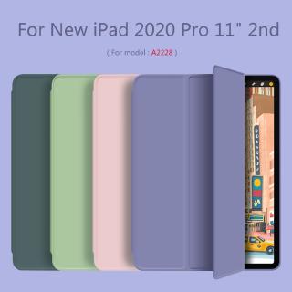 For New iPad pro 11 inch 2020 Case Ultra Slim Smart Auto wake up Tri-fold Ssoft Brack