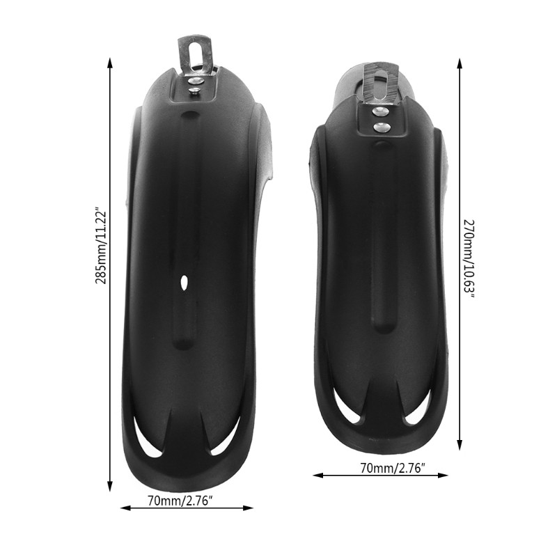 1 Cặp Chắn Bùn Cho Xe Đạp Trẻ Em 12 / 14 Inch