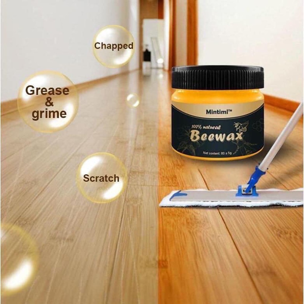 Sáp Ong Beewax Đánh Bóng Đồ Gỗ, Sáp Tự Nhiên Làm Bóng Bàn Ghế Gỗ - Tủ Gỗ - Sàn Gỗ Nhà Cửa Đa Năng