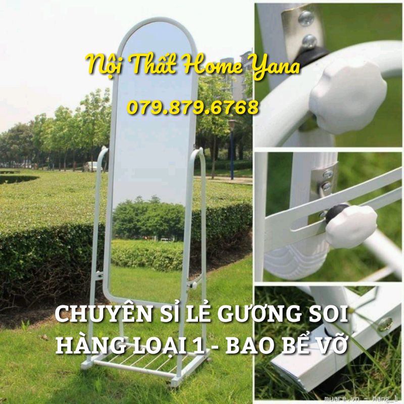 [GIAO HỎA TỐC] Gương Soi Di Động Toàn Thân Cao Cấp - Mẫu Mã Đẹp - Gương Soi Toàn Thân - Gương Đứng