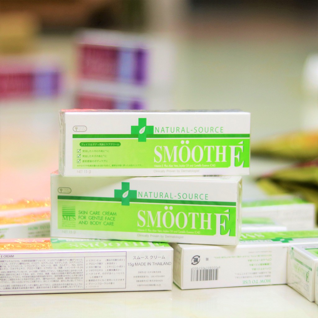 Kem Smoothe Mờ Thâm Natural Source Nhật Bản - Tuýp 15g