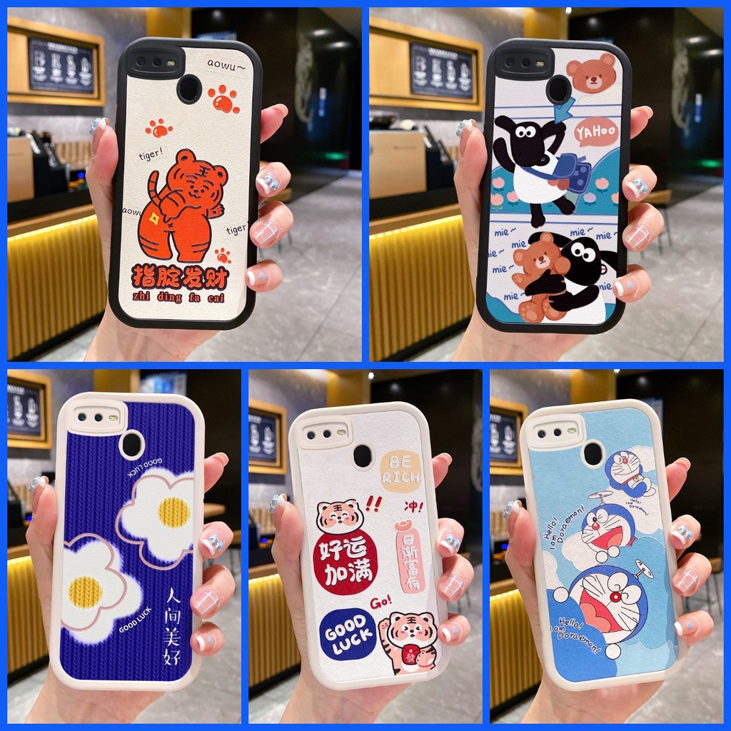Ốp lưng OPPO A12 Ốp lưng OPPO A7 Ốp lưng OPPO A5S Ốp Điện Thoại Silicon Chống Rơi Họa Tiết Hoạt Hình Ba Chiều Cho OPPO A12 A7 A5S