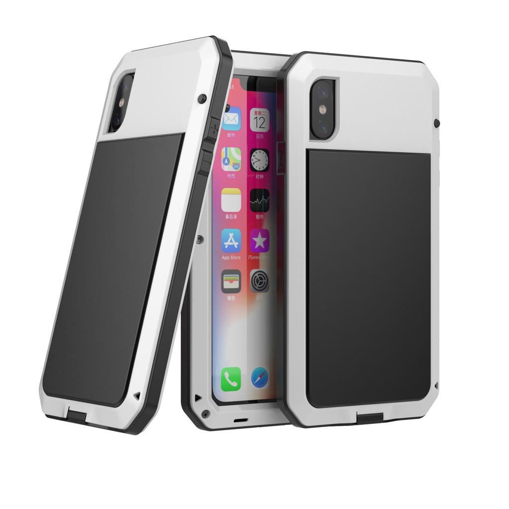 iPhone XS Max / XR Original Heavy Metal Armor + Silicone Shockproof Phone Case