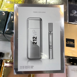 Set Nước Hoa Nam Caroline Herrera 212 Vip Men 100ml