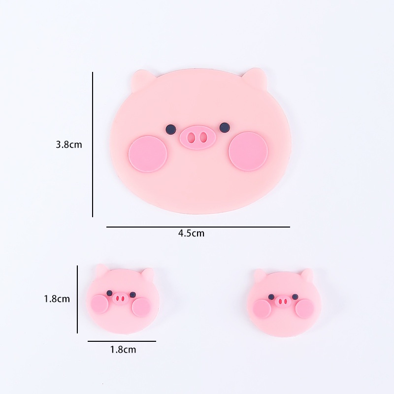 [SIÊU RẺ❤️] – Que cắm Silicon - Heo con (Mẫu 55) - Trang trí bánh sinh nhật bánh kem