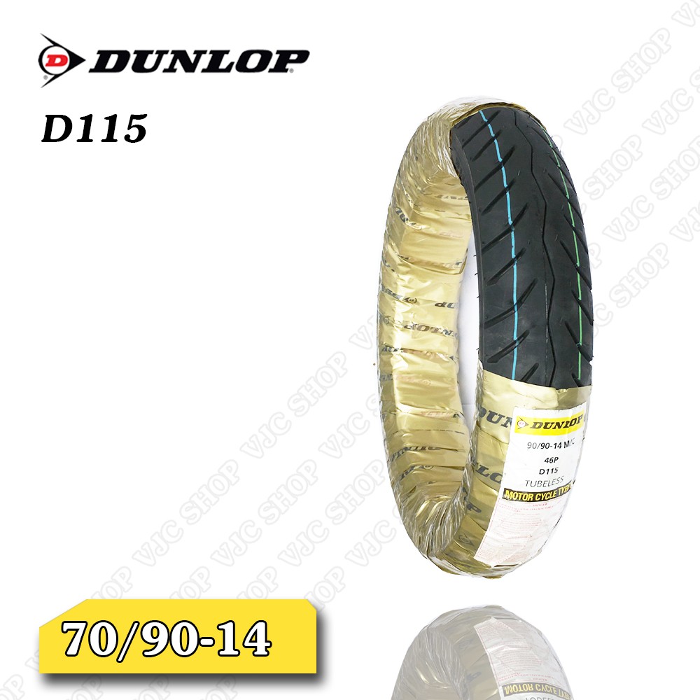 Vỏ Xe Máy Dunlop 70/90-14 M/C 34P D115 TL cho YAMAHA MIO, LUVIAS