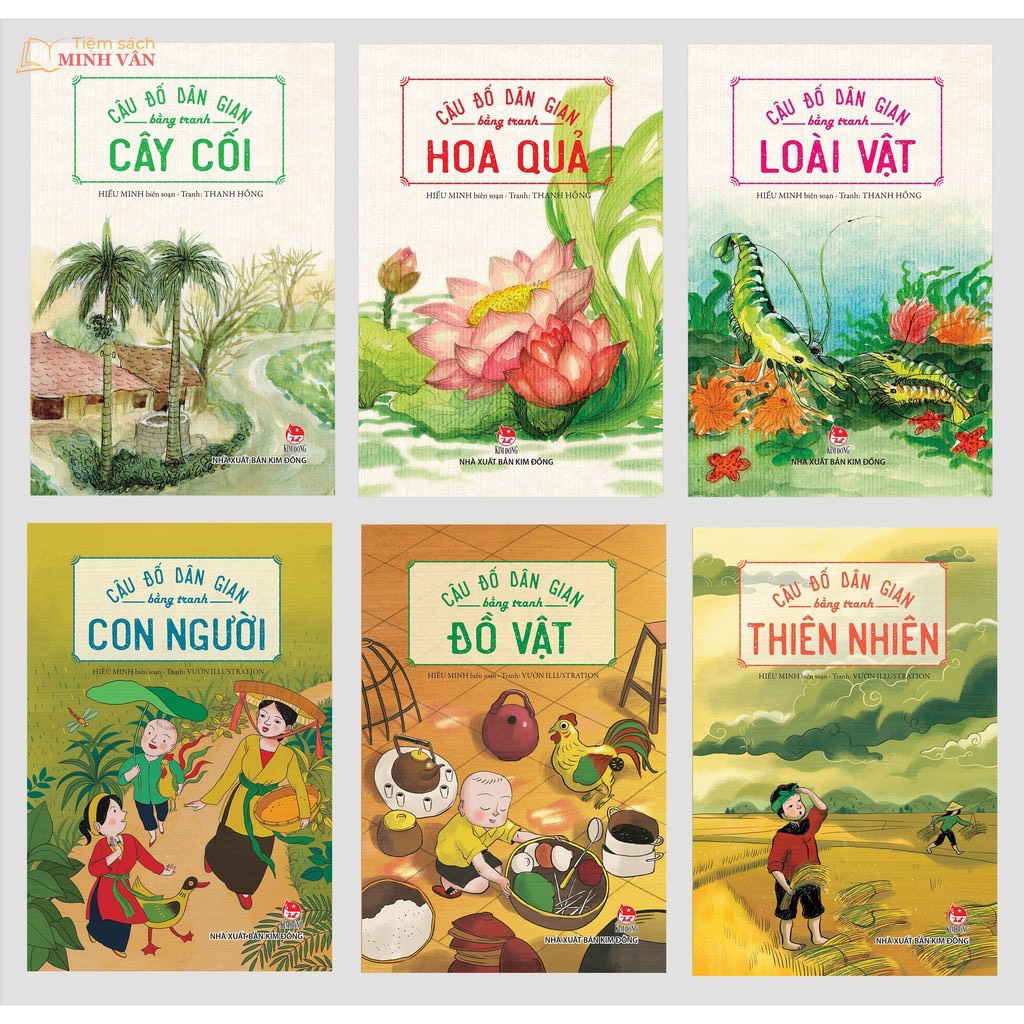 Sách – Câu Đố Dân Gian Bằng Tranh – Bộ 6 cuốn