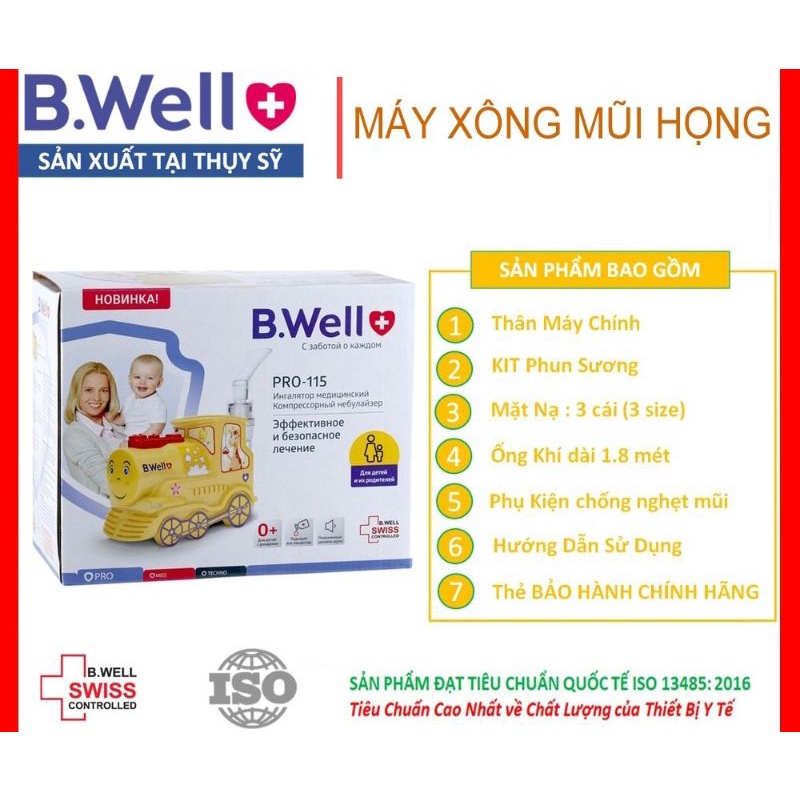 Máy xông mũi họng BWell-  B.Well PRO-115.