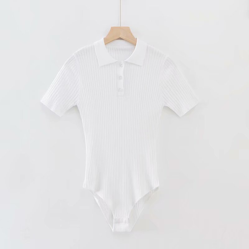 Áo bodysuit ngắn tay phong cách gợi cảm cho nữ | BigBuy360 - bigbuy360.vn