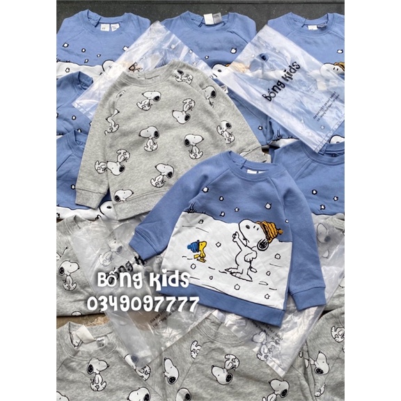 Áo Nỉ Bé Trai Cún Sno0py HaM