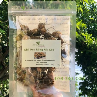 [HÀNG XUẤT KHẨU] Khổ Qua Rừng Sấy Khô - Mướp Đắng Rừng Sấy Khô hỗ trợ tiểu đường (túi 100gr)