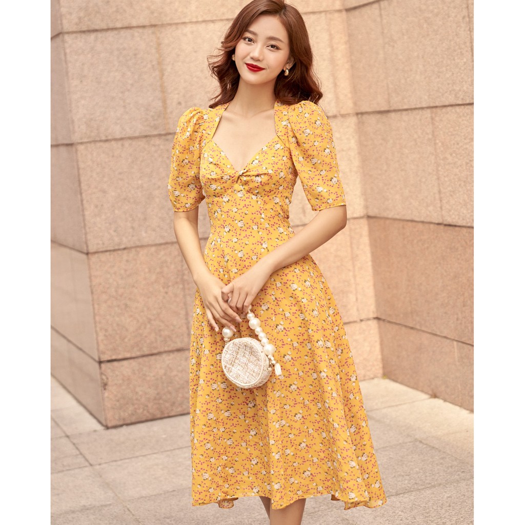 OLV - Đầm hoa Craspedia Fleur Dress