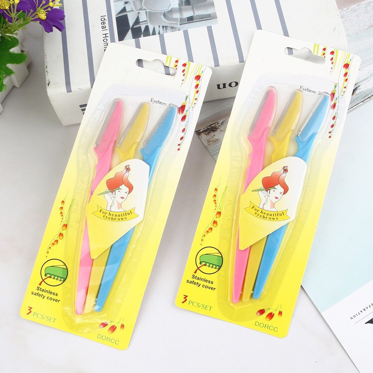 BỘ 3 DAO CẠO, TỈA CHÂN MÀY