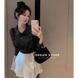 Set áo tiểu thư + váy xếp ly
