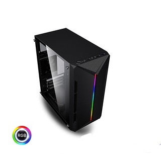 Vỏ case máy tính VSP V210 LED RGB (No FAN)