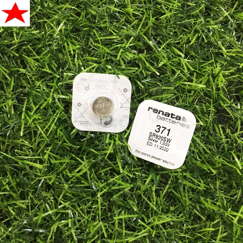 Pin Đồng Hồ Renata SR920SW/ 371 Vỉ 1 Viên- Hàng Chính Hãng