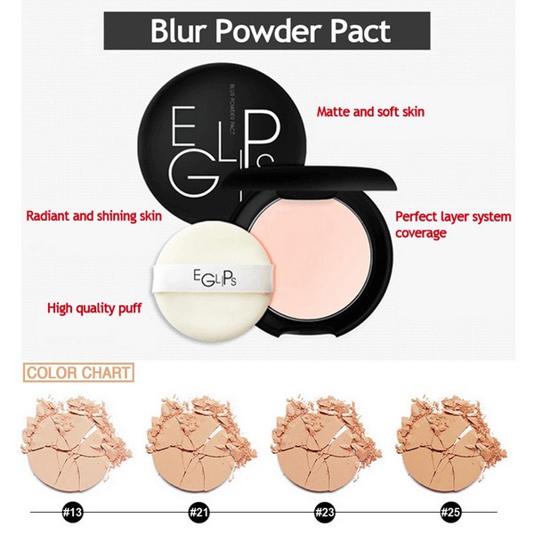 Phấn Phủ Dạng Nén Eglips Blur Powder Pact 9g