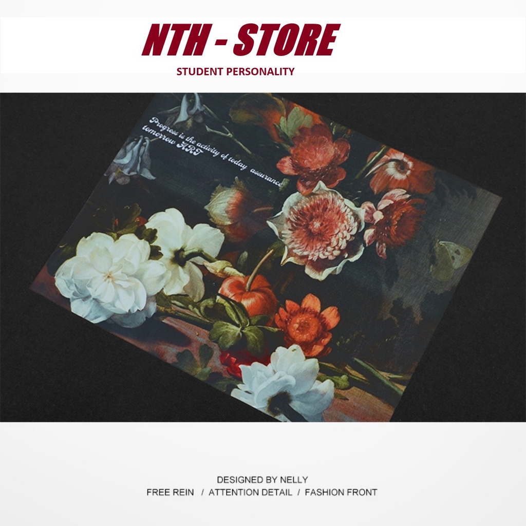 Áo Nelly, áo phông Nelly Heybig cộc tay - HOA HONG DEN 94