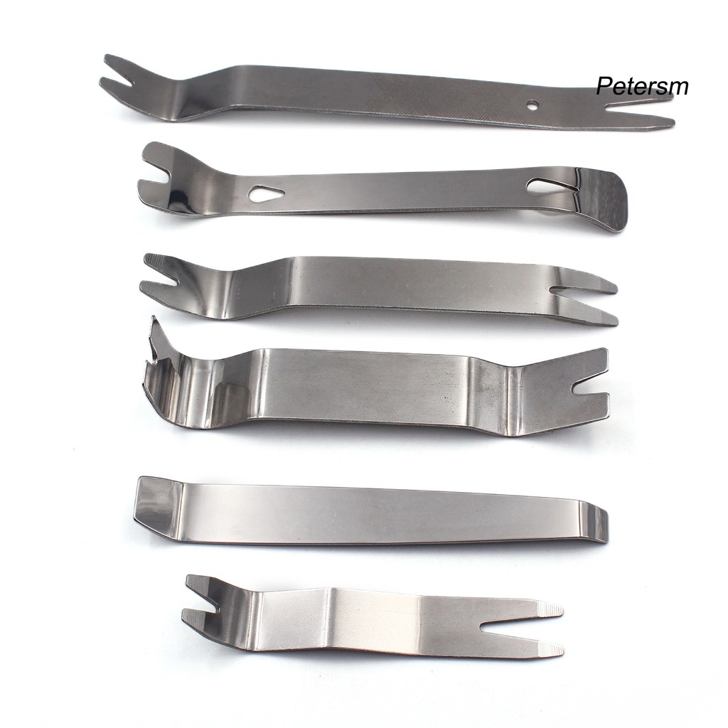 Set 6 Dụng Cụ Tháo Lắp Âm Thanh Bằng Thép Không Gỉ S19 * 6 Chuyên Dụng Cho Xe Hơi