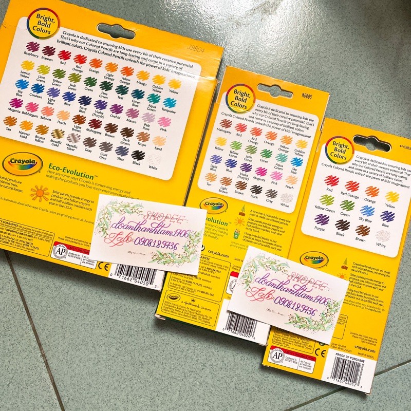 Bộ bút chì màu 50-24-12 cây