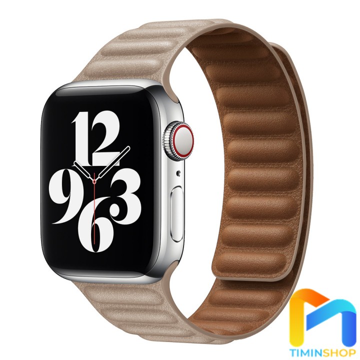 Dây Apple Watch Leather Link Da