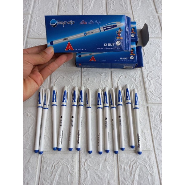 bút bi nước hoa việt.bút mực xanh học sinh
