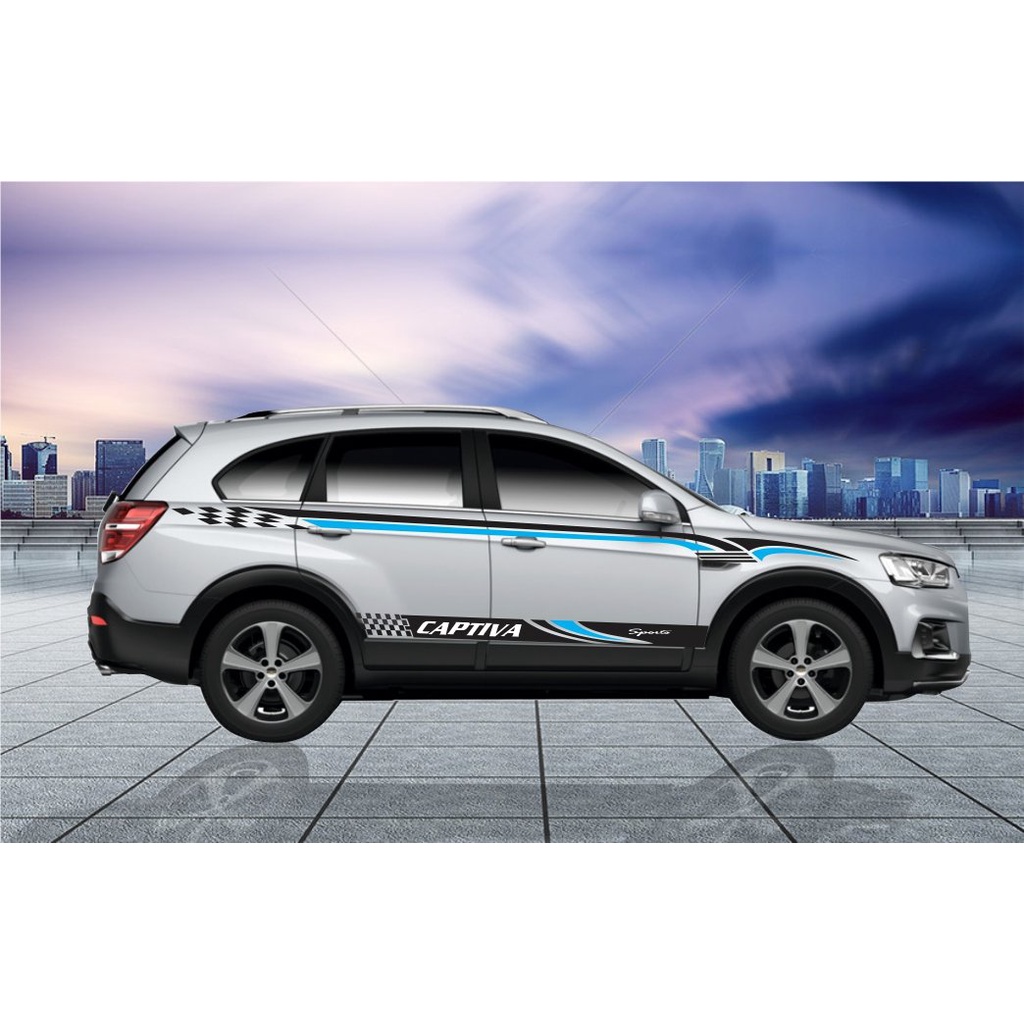 Tem dán sườn xe  Captiva