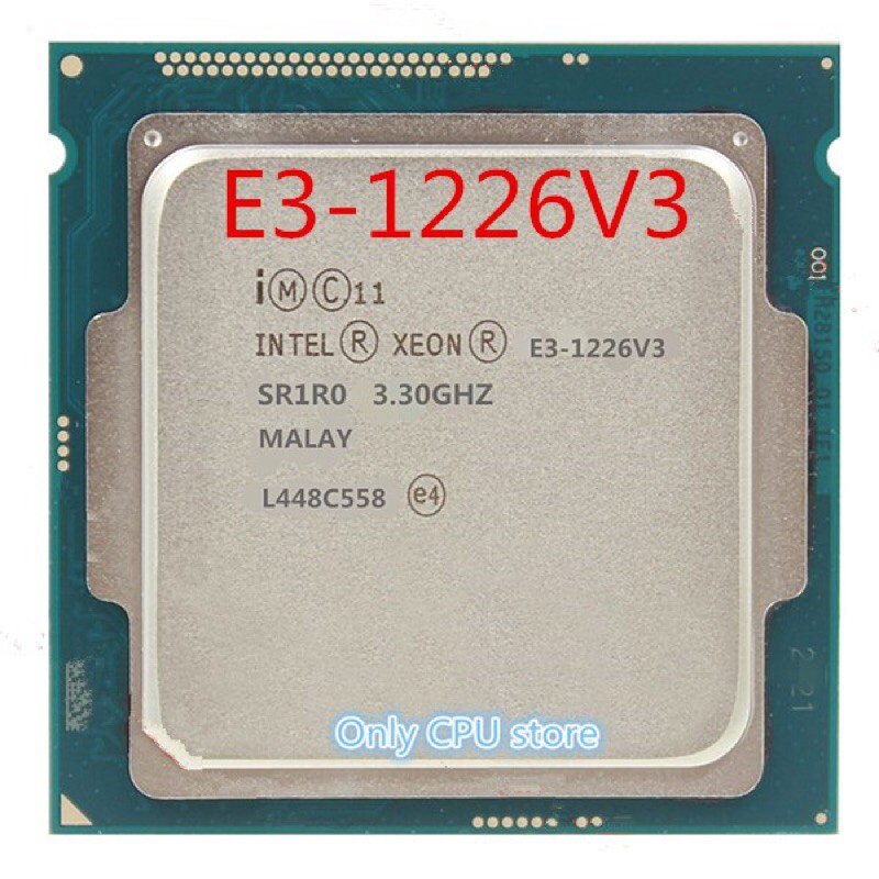 Chip Xeon E3-1226V3 Mạnh ngang i7 4770