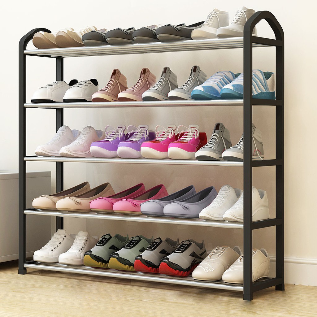 ㍿▲Giá để giày nhiều lớp đơn giản cửa gia đình bằng nhựa chống bụi tiết kiệm mini đa chức năng lưu trữ hiện vật Tủ n