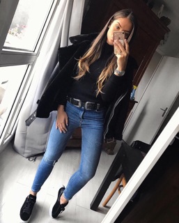 Áo len lông cừu cổ lọ
