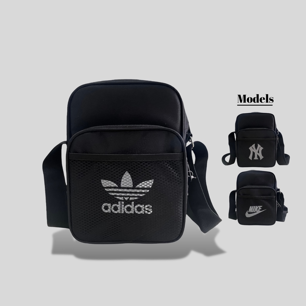 Túi Đeo Chéo ADIDAS, NIKE, MLB NY Vintage Đen Mini Bag Black thời trang siêu đẹp, full tag