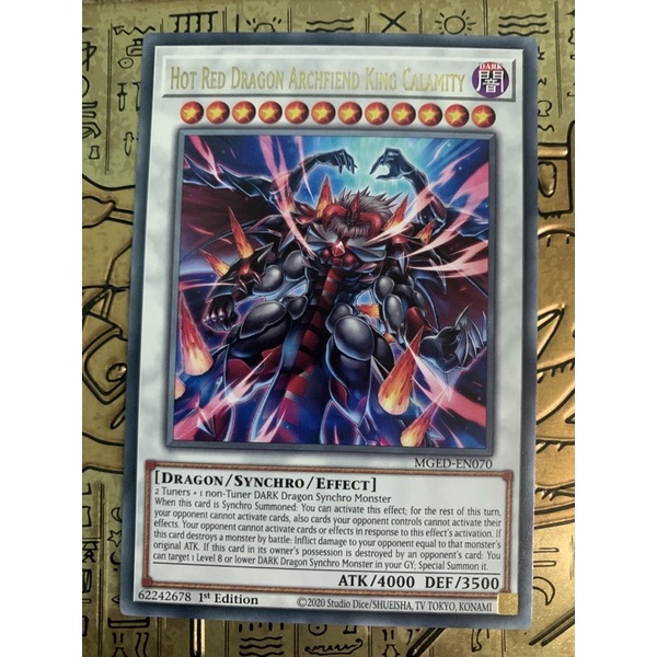 Bài yugioh: hot red dragon archfiend king calamity