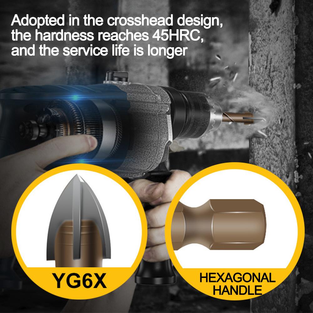 Mũi Khoan Lục Giác 3 / 4 / 5 / 6 / 8 / 10 / 12 mm Chuyên Dụng Cho Khoan Kính / Gạch Men / Gạch Men