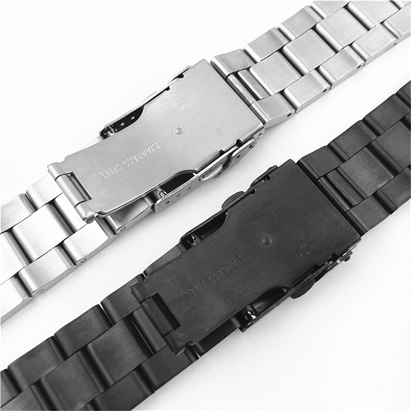 CASIO SEIKO Dây Đeo Đồng Hồ Bằng Thép Không Gỉ 18mm 19mm 20mm 21mm 22mm 24mm