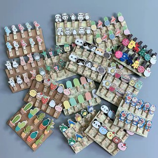 Combo 10 kẹp gỗ hình trang trí họa họa tiết cute kg200
