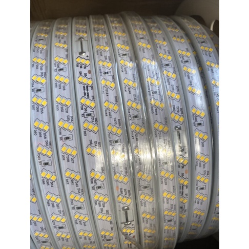 LED DÂY 3 HÀNG HẮT TRẦN, QUẤN CÂY SIÊU SÁNG, LOẠI 1, CHỐNG NƯỚC