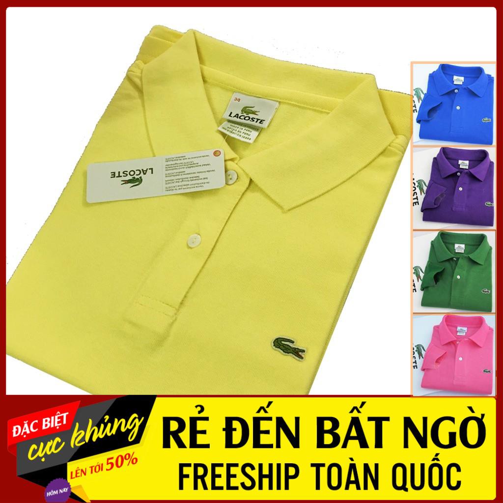 Áo polo nam cổ bẻ vải cotton thun trơn form chuẩn trẻ trung lịch lãm, màu sắc phong phú