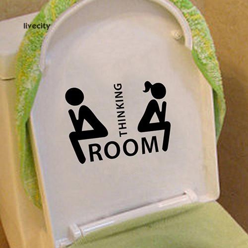 Nhãn dán hình thích thú cho nhà vệ sinh | BigBuy360 - bigbuy360.vn