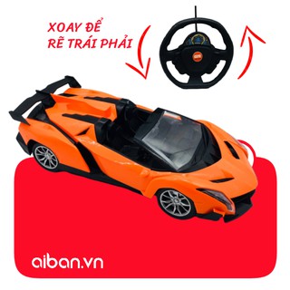 Xe Ô Tô Điều Khiển Từ Xa Mui Trần Vô Lăng 4 Chiều - Xe Đồ Chơi Điều Khiển (XDK163-73)