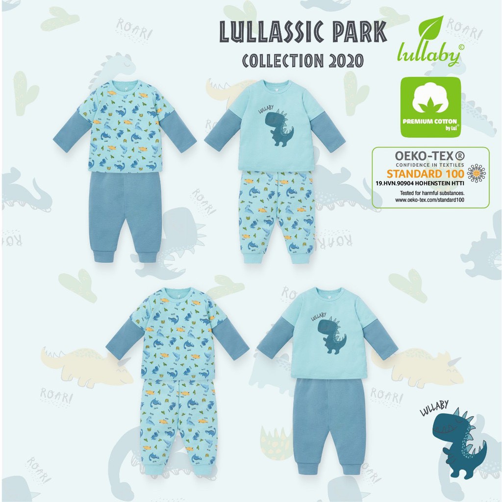 [FAFRINW05 giảm tối đa 30k đơn 150k]Bộ tay nối họa tiết cho bé trai Lullaby [sale]