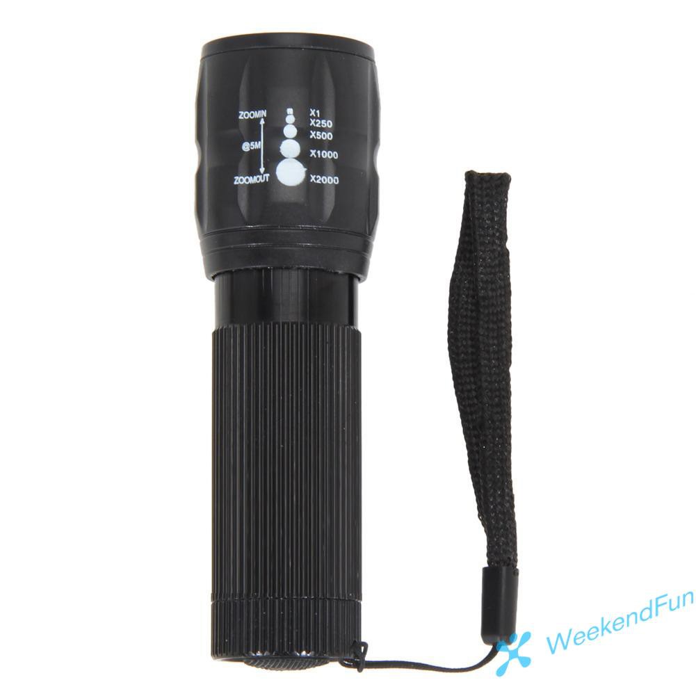 Đèn Led Cree Q5 Chống Thấm Nước Cho Xe Đạp, Độ Sáng 2000 Lumens