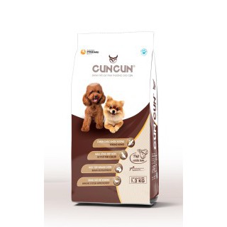  Thức ăn CUN CUN - dành cho chó mini (Poodle ,chihuahua ,phooc ...) gói 1,2kg